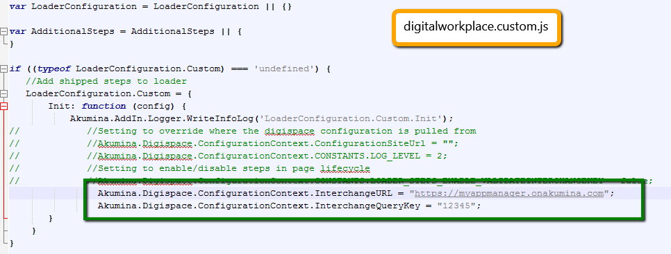 digitalworkplace custom js