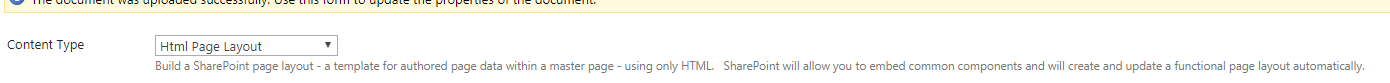 Layout Content Type